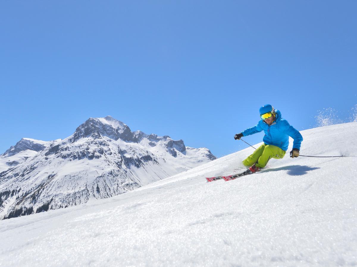 Skifahren in Lech Zürs